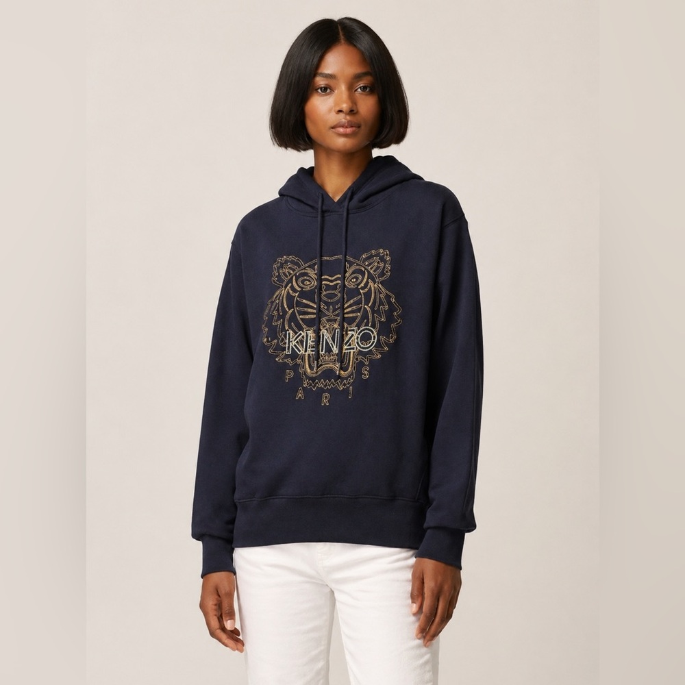 Authentic Kenzo navy hoodie